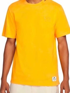 Nike Athletic Dept. Yellow Tee Shirt - Size XL
